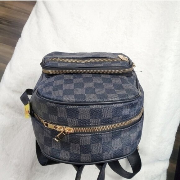 Graphite black and gray mini backpack - Picture 5 of 8